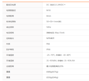 奧托尼克斯電容式接近開關CR18-8DN參數(shù).png